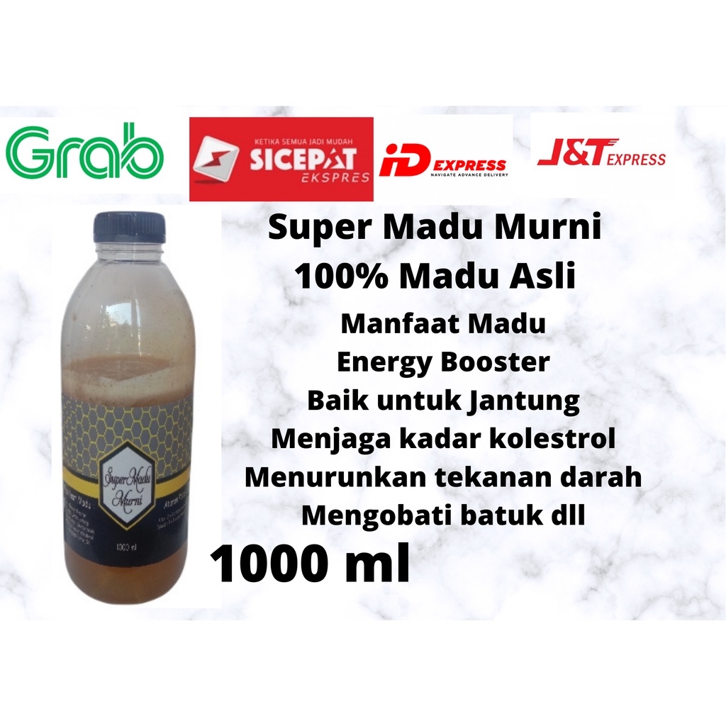

Madu Murni Asli 1000ml FREE Kartu Ucapan