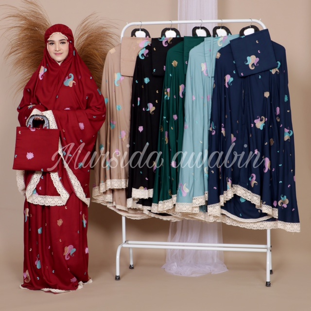 MUKENA DEWASA RAYON BORDIR STARLA FULL BORDIR