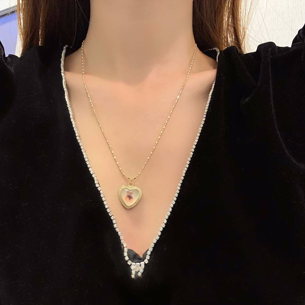 AUGUSTINA Women Girls Clavicle Chains Korean Fashion Jewelry Necklaces Party Gift Minimalism Gold Color Elegant Leopard Temperament Choker