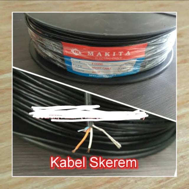 Kabel input skerem hitam makita stereo meteran