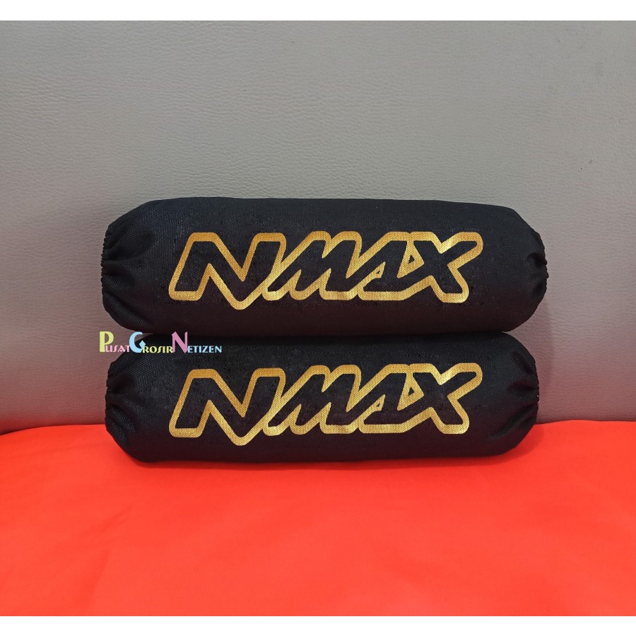 sarung shock cover shockbreaker shok belakang NMAX AEROX XMAX sepasang - 2 Yamaha Kuning