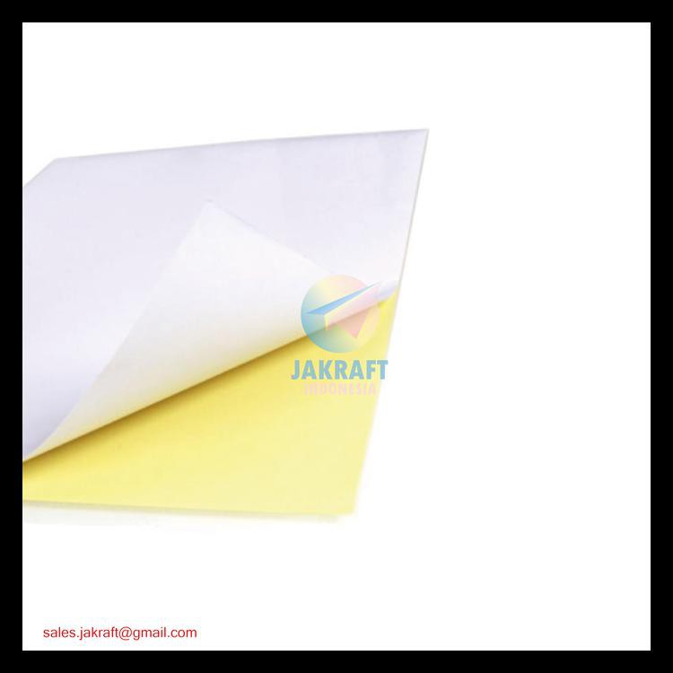Murmer Kertas Stiker Sticker Hvs A4 Doft Doff Putih Polos High Quality Fastac Keren