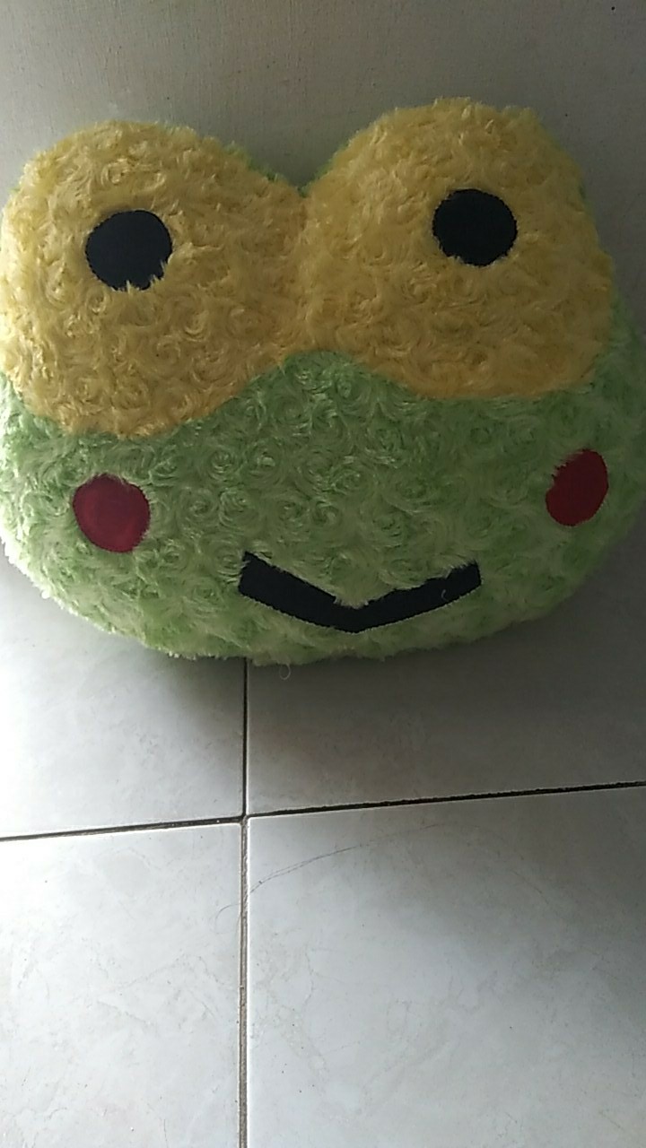 Bantal Bulu Keropi Kepala.