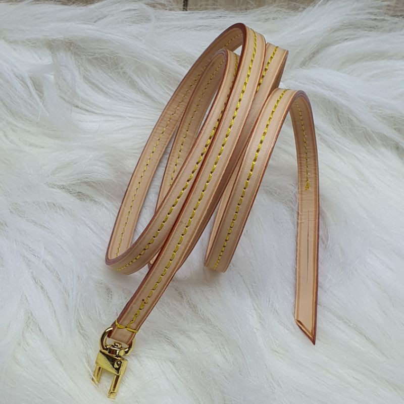 Ancy slim leather bag strap for favourite bag / tali tas