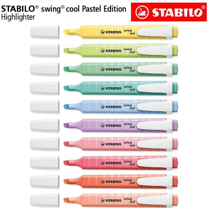 

TERLARIS STABILO SET 10 - Swing Cool Pastel Edition All / Highlighter 10 pcs/PULPEN GEL/PULPEN LUCU/PULPEN 1 PACK/PENSIL WARNA/PENSIL 2B/PENGHAPUS JOYKO/PENGHAPUS LUCU/RAUTAN PENSIL PUTAR/RAUTAN ELEKTRIK/SPIDOL WARNA/SPIDOL PERMANEN/SPIDOL