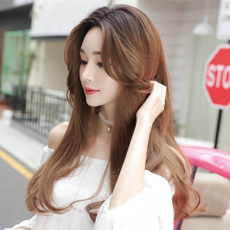 C8205X full wig korean layer blow tanpa poni 60 cm