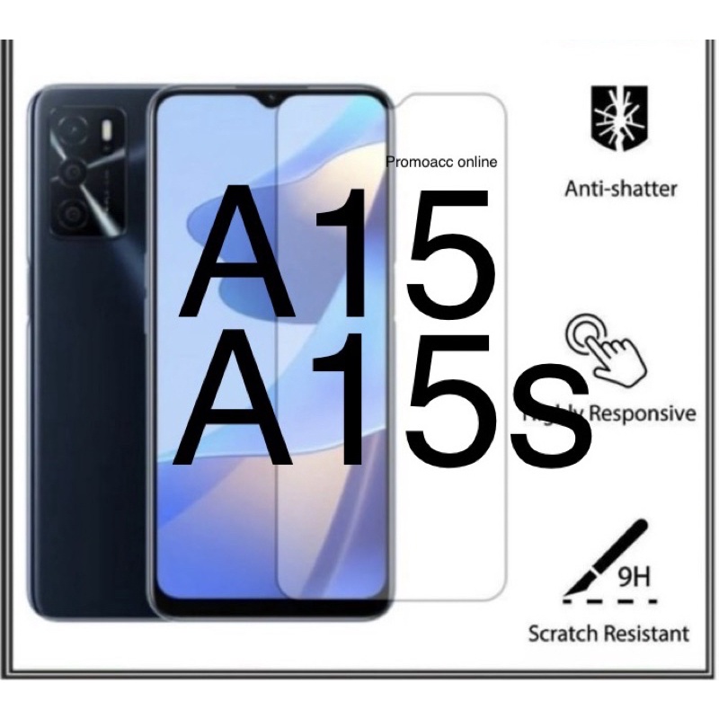 TG oppo A15/A15s anti gores kaca tempered glass kaca