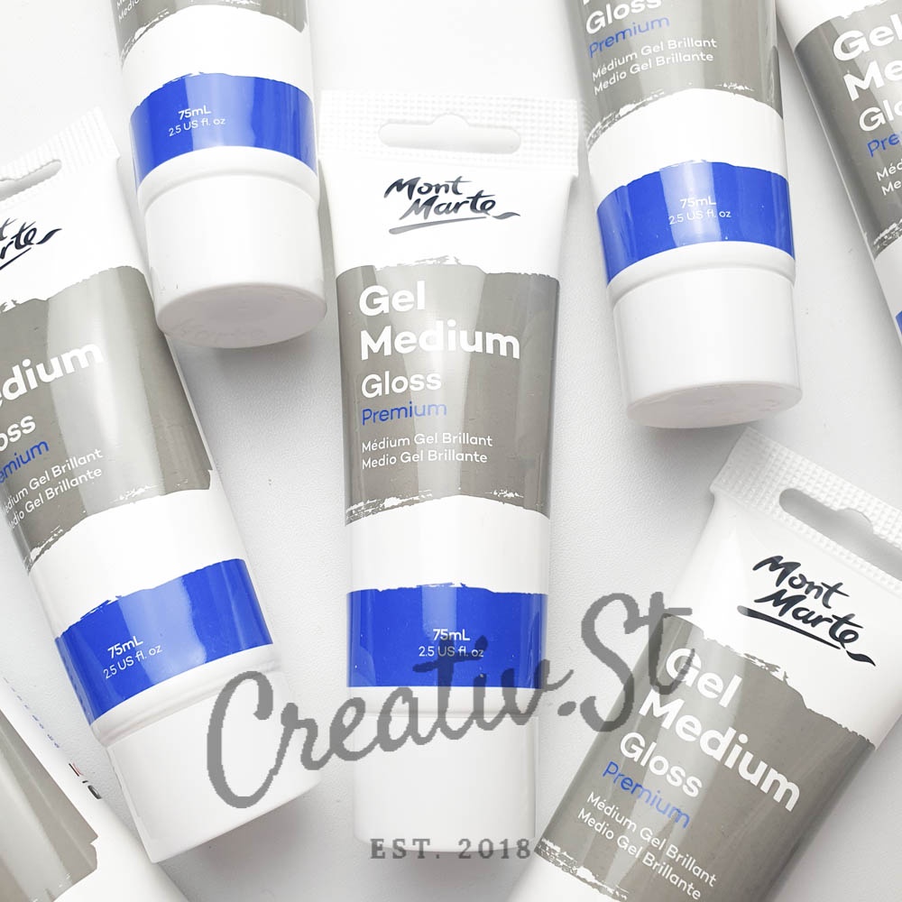 

MONT MARTE Acrylic Gel Medium Gloss Matte Premium 75Ml Mamd0004 Mamd005