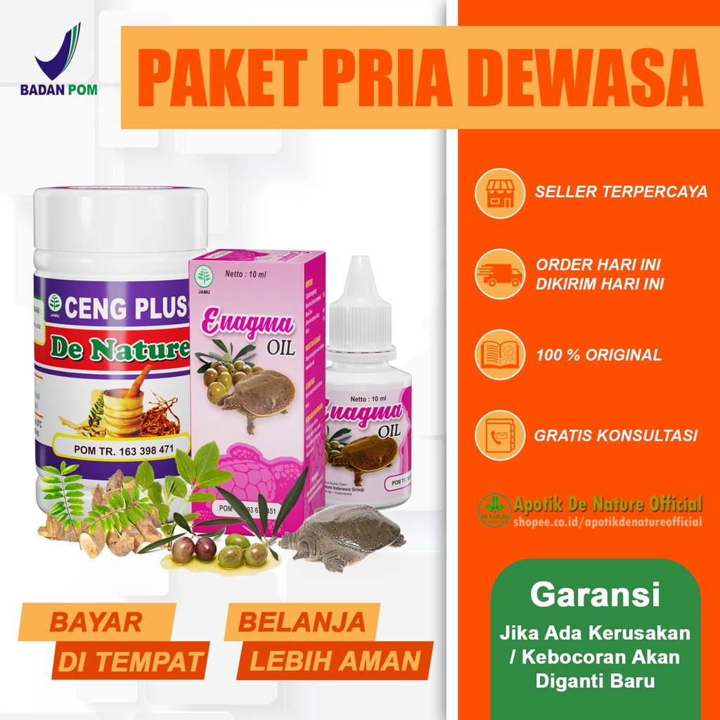 CENG PLUS ENAGMA PEMBESAR PEMANJANG KUAT TAHAN LAMA ASLI ORIGINAL DE NATURE