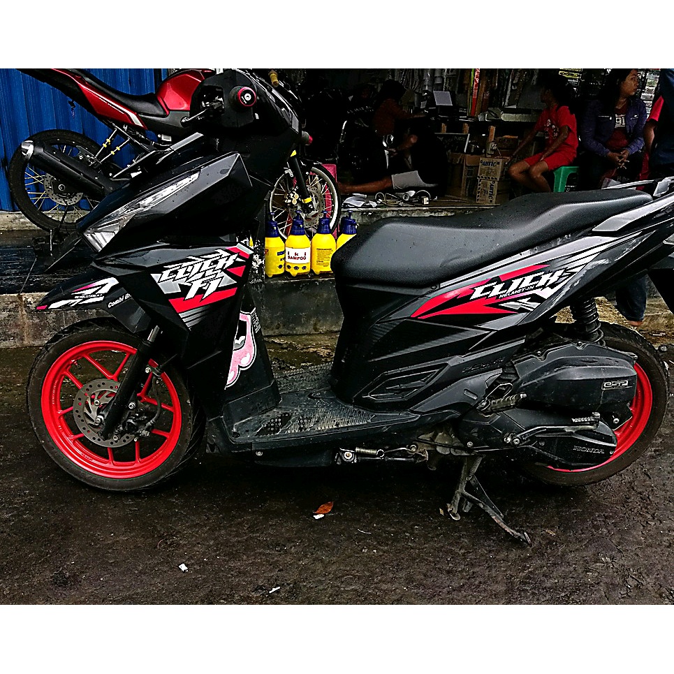 striping honda vario 125 150 click  thailand abu hitam