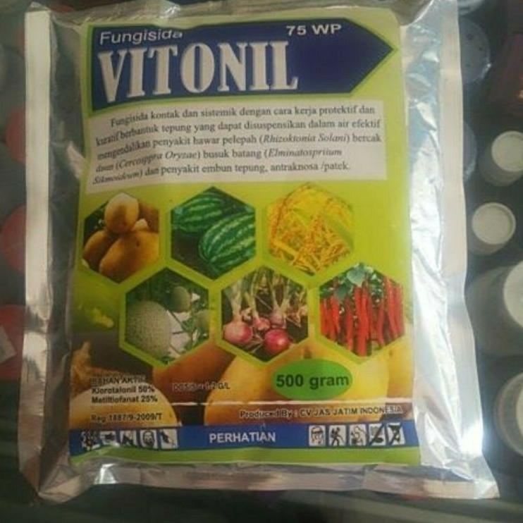 Hemat Terkini FUNGISIDA VITONIL 75WP SISTEMIK DAN KONTAK