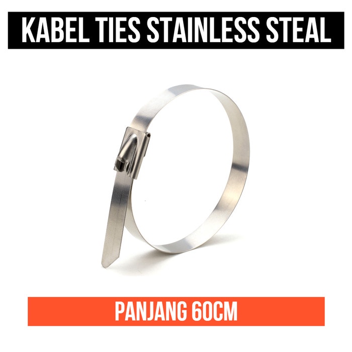 Kabel Ties Stainless Steel 60cm 60 cm SUS 304 Cable