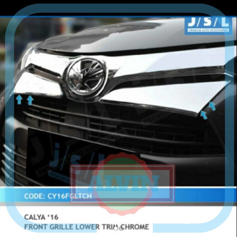 List Grill Bawah Mobil Calya  JSL AV