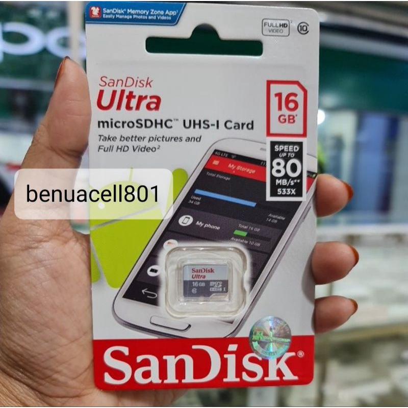 Memory sandisk kartu memory memory card Sandisk 16 GB original