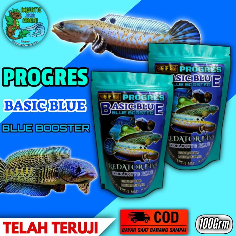 Pelet Pulchra/Progres basic blue 100 Gram
