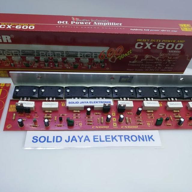 Terlaku!!! KIT POWER STEREO 600 Watt CX 600 CX-600 CX600 OCL BGR BELL POWER STEREO 600W STEREO CX 60