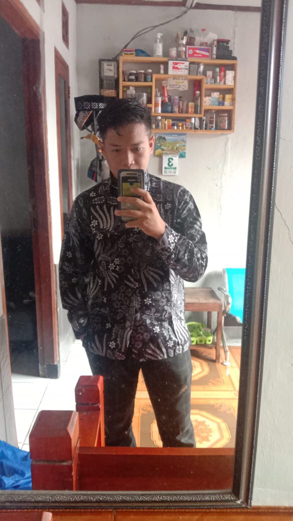 Batik Pria Size M L Xl Xxl  Bswart Batik Hrb026 Kenongo Hem Panjang Padi