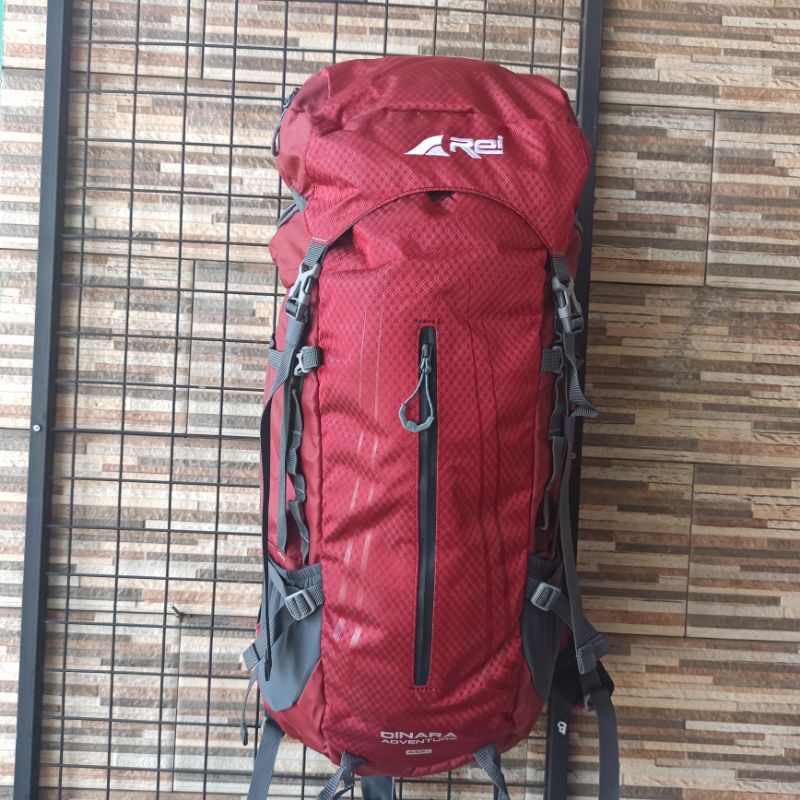 Tas Semi Carrier Rei Dinara 40L+Raincover Original Tas Gunung Rei Dinara 40L