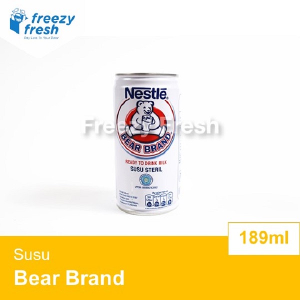 

Susu Bear Brand Steril (189 ml)