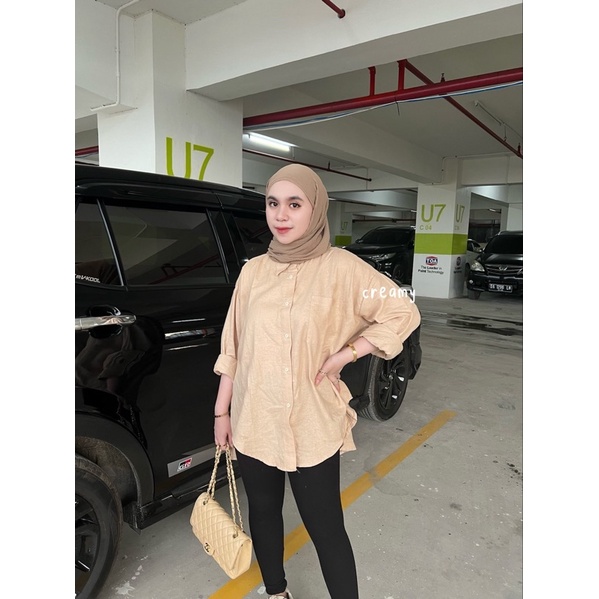 READY KEMEJA BASIC OVERSIZED WARNA TERLENGKAP OVERSIZE SHIRT KEMEJA