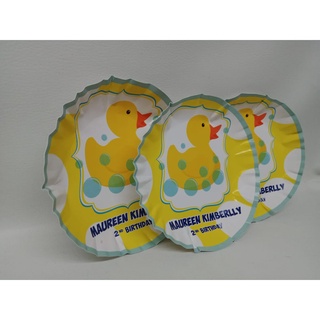 Jual Piring Kertas Bebek Piring Kertas Custom Bebek Paper Plate Duck Paper Plate Custom