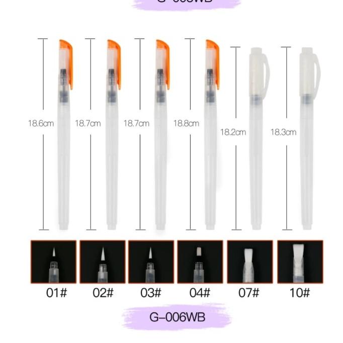 

TERBARU giorgione water brush set 6 long handle/CAT AKRILIK SET/CAT AKRILIK SET 24 WARNA/CAT AKRILIK PASTEL/CAT AIR/CAT AIR LUKIS SET/CAT AIR GIOTTO/KUAS LUKIS 1 SET/KUAS LUKIS KECIL/KUAS LUKIS LENGKAP/KANVAS LUKIS/KANVAS LUKIS SKETSA/KANVAS LUKIS