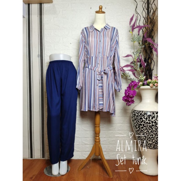Set Tunik / Set Rayon / Setelan Celana Tunik