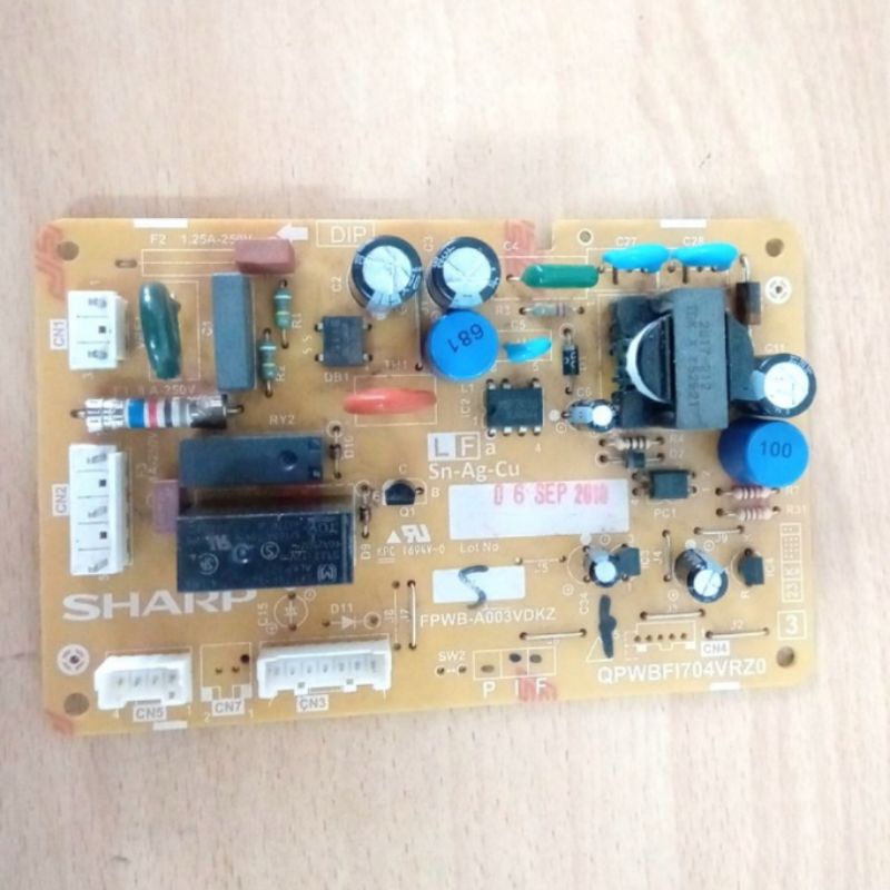 Modul PCB driver Kulkas SHARP Kirei SJ-235/236/225
