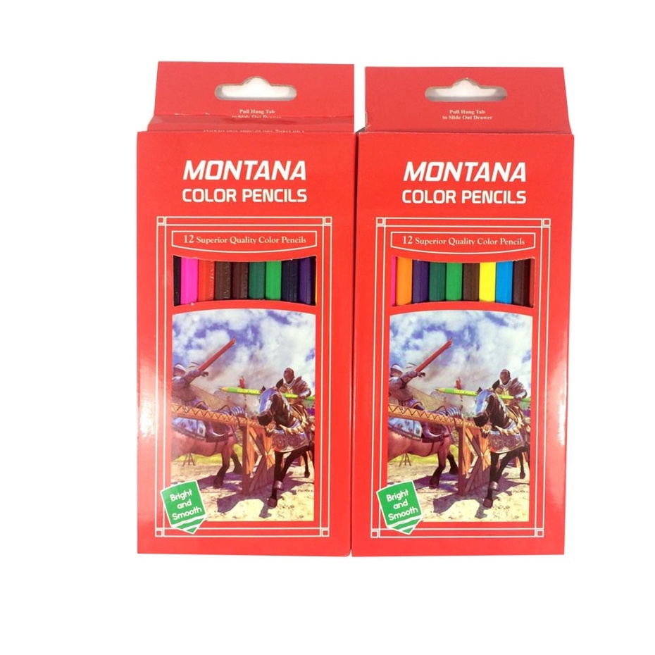 

Pensil Warna MERK MONTANA ISI 12 Warna