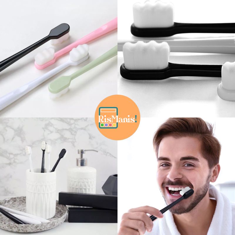 ULTRA-FINE BRISTLE TOOTHBRUSH - Sikat Gigi Micro Nano Teknologi Jepang 12000 Bulu Super Halus Lembut