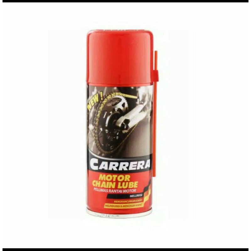 CARRERA Chain lube 110ML | Minyak Rantai CARRERA 110ML | Pelumas Rantai Motor | Parawatan Rantai