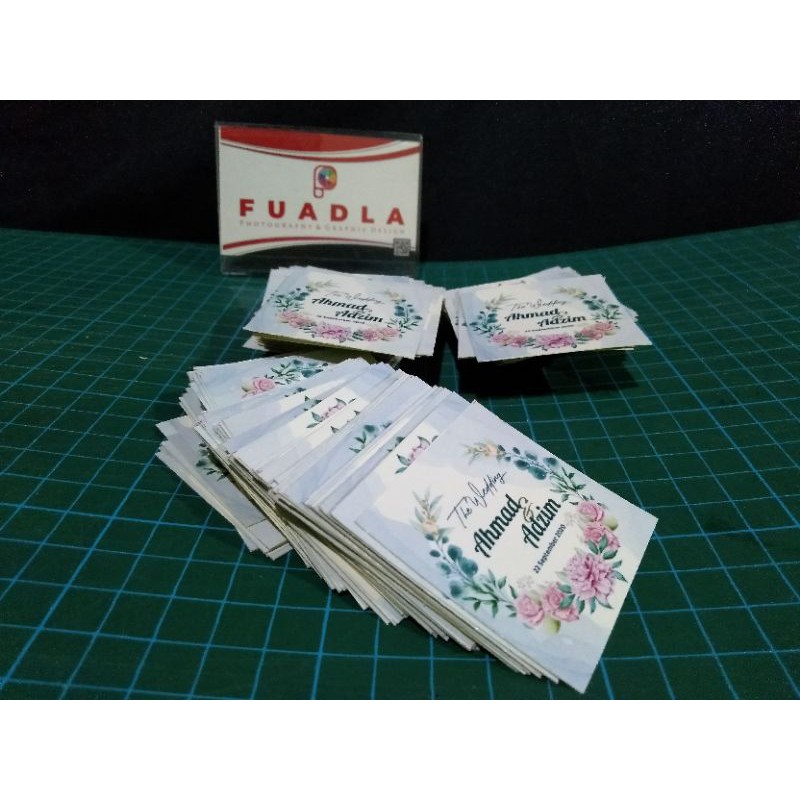

Stiker Souvernir Pernikahan - Bisa Custom Nama