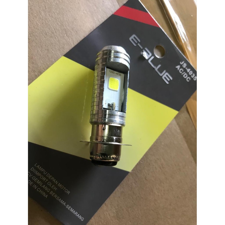 Lampu depan motor H6 Led 2 mata super terang ACDC Bebek Lampu depan motor H6 Led 2 mata super terang ACDC Bebek