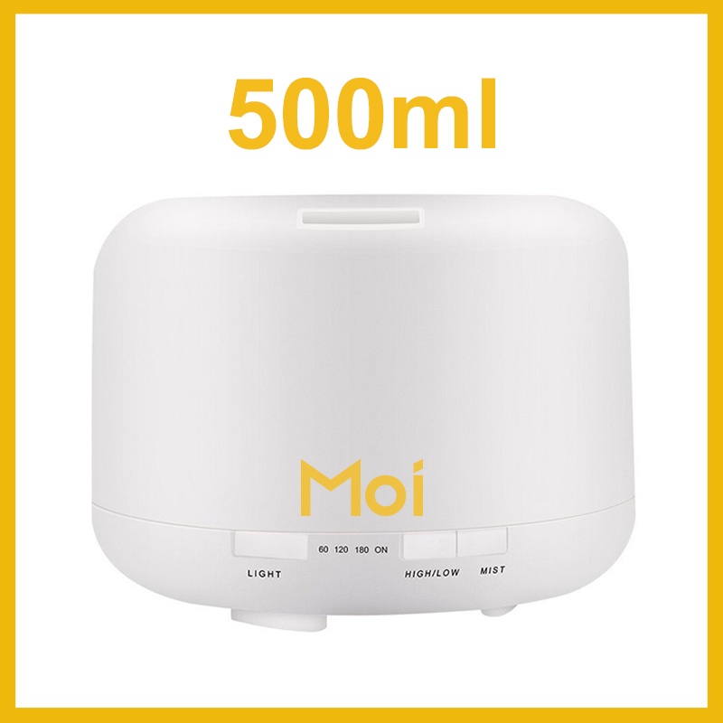 Moi Humidifier Diffuser Air Purifier Aromaterapy Essential oil Difuser 500ML+ Remote-500ml /No Remote