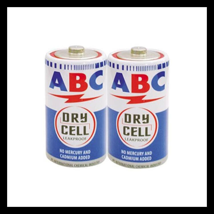 100% BERKUALITAS BATERAI ABC BESAR UKURAN D 100% BERKUALITAS
