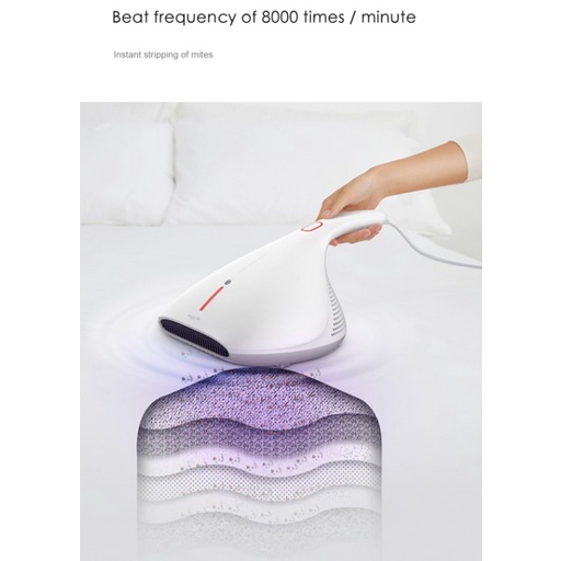 Deerma CM800 / CM810 Anti Mite Vacuum Cleaner UV-C Dust Bed Sofa Penyedot / Sedot Tungau anti debu 13000 Pa 50°C Udara Panas Bantal Guling Kasur Gorden Selimut Boneka Sofa