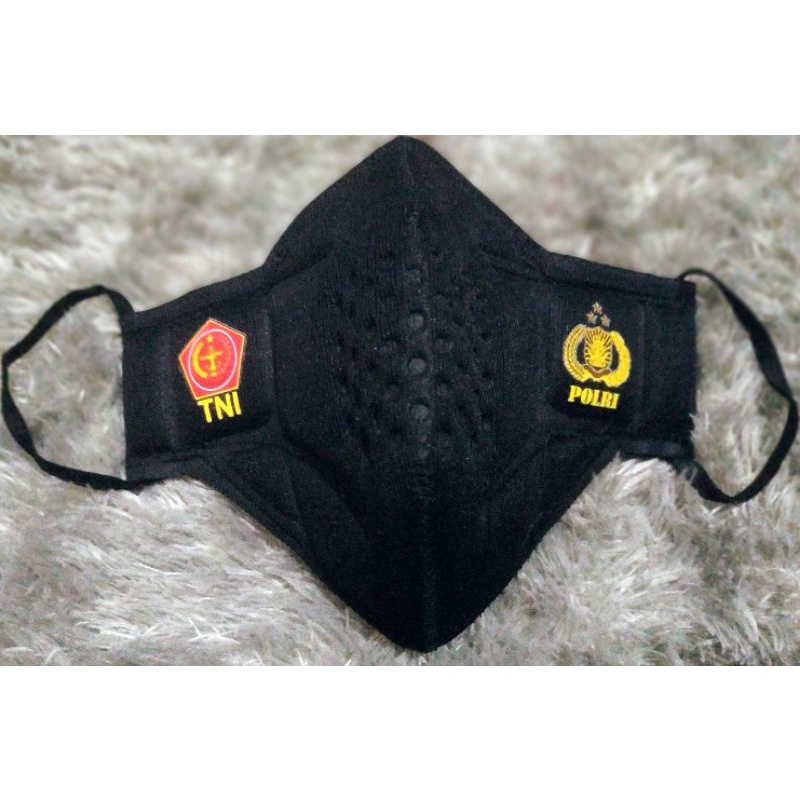 Masker Camo Tomo Logo TNI POLRI / MASKER TOMO TERBARU