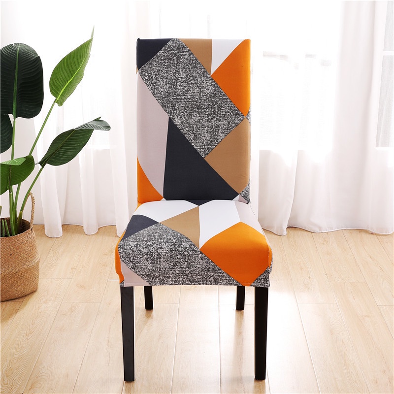 ETFELICEL Elastic Chair Cover Shabby / Penutup Alas Sarung Kursi Elastis Tebal Motif Bunga Abstrak