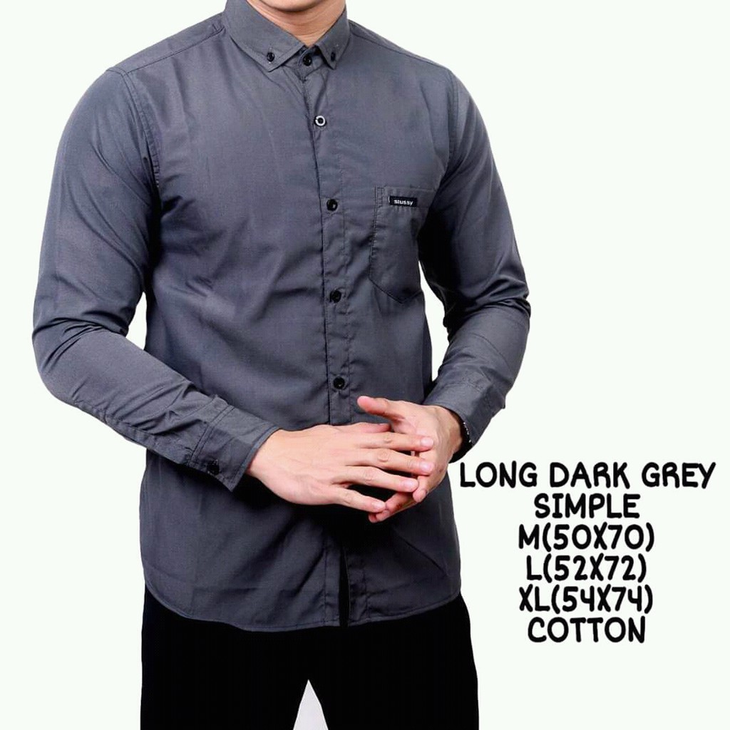 Kemeja pria slimfit premium Baju Kerja Keren Pakaian distro Termurah