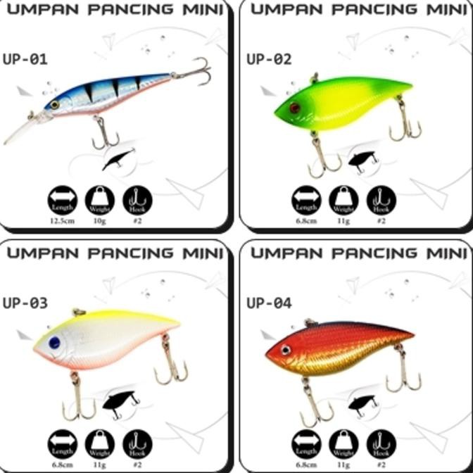 Crankbait Umpan Pancing Umpan Mancing Ikan Lure Pancing Mainan Mini - Up Satu New Hokyti