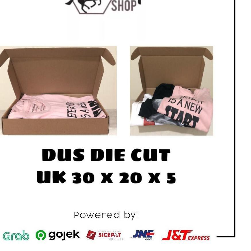 

■■■ Kardus Box Karton Polos UK30X20X5 Die Cut