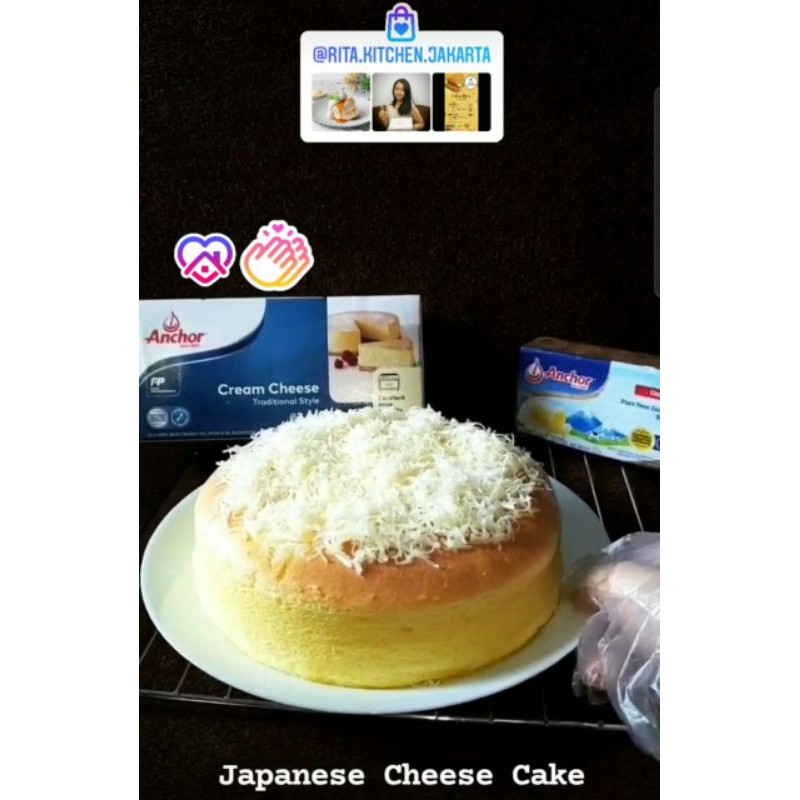 

JAPANESE CHEESE CAKE (Diameter Kue 20cm)