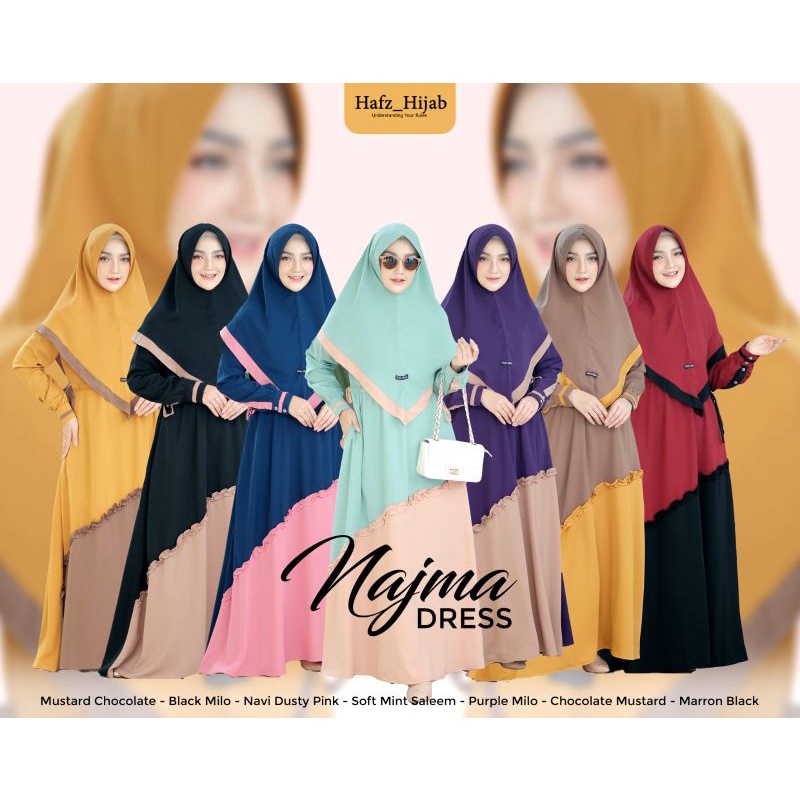 Najma Set Dress By Hafz Hijab