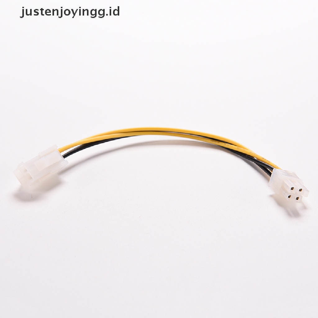 // justenjoyingg.id // 8 Inch 20cm ATX 4 Pin Male to Female Power Supply Cable Cord Connector Adapter ~