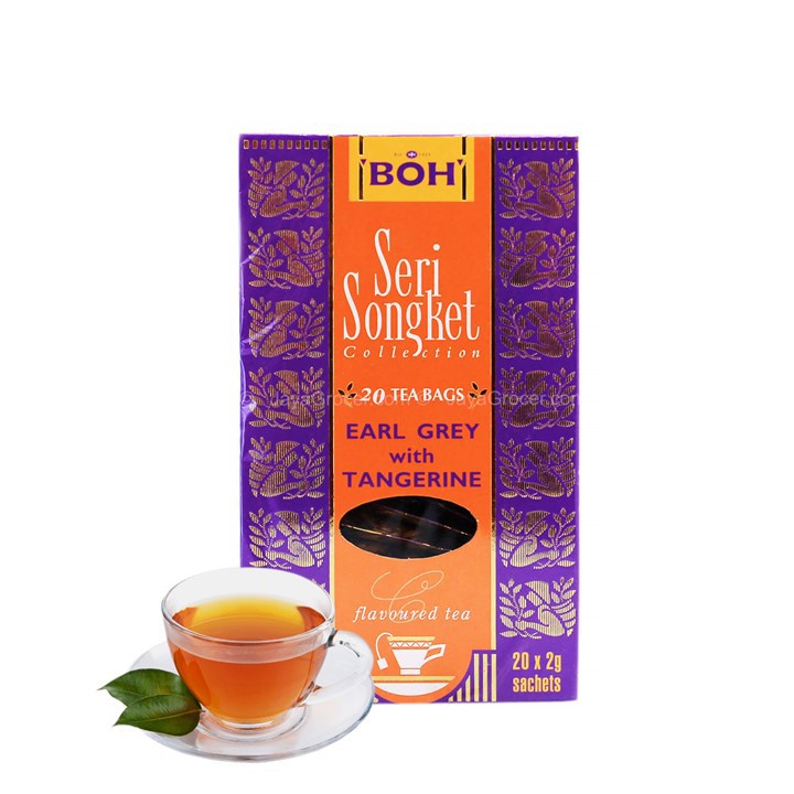 

teh boh seri songket earl grey with lime tangerine box isi 20 bags | tea | teh | jasmine tea