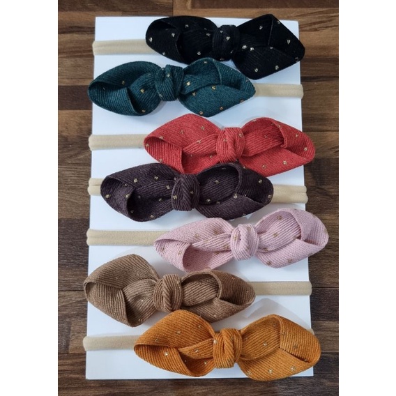 (pimenova) baby newborn headband bandana untuk bayi bandana lembut bandana nylon bandana nylon pita gliter