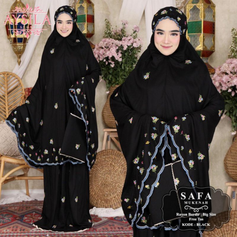 SAFA MUKENAH RAYON BORDIR BY AYSILA