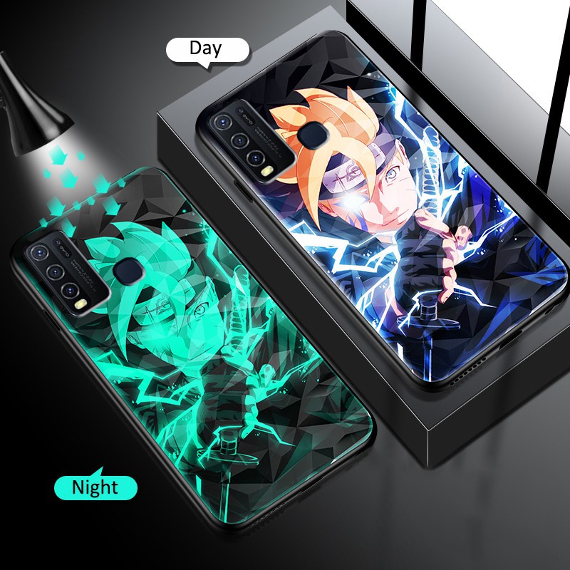 Anime Naruto Boruto Luminous Case Hp Vivo Y30 Y30i Y17 Y12 Y15 Y19 Y20