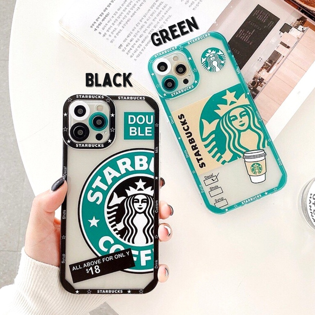 Starbucks Case Samsung A02 M02 A03s A22 A32 4G A52 A52s TPU Lens Casing