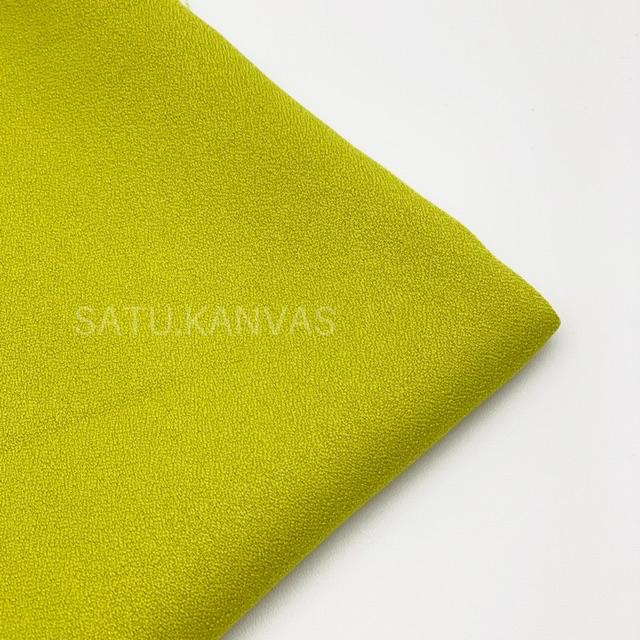 Kain MOSSCREPE / MOSCHINO murah ( 20 warna ) SERI 1-Lemon